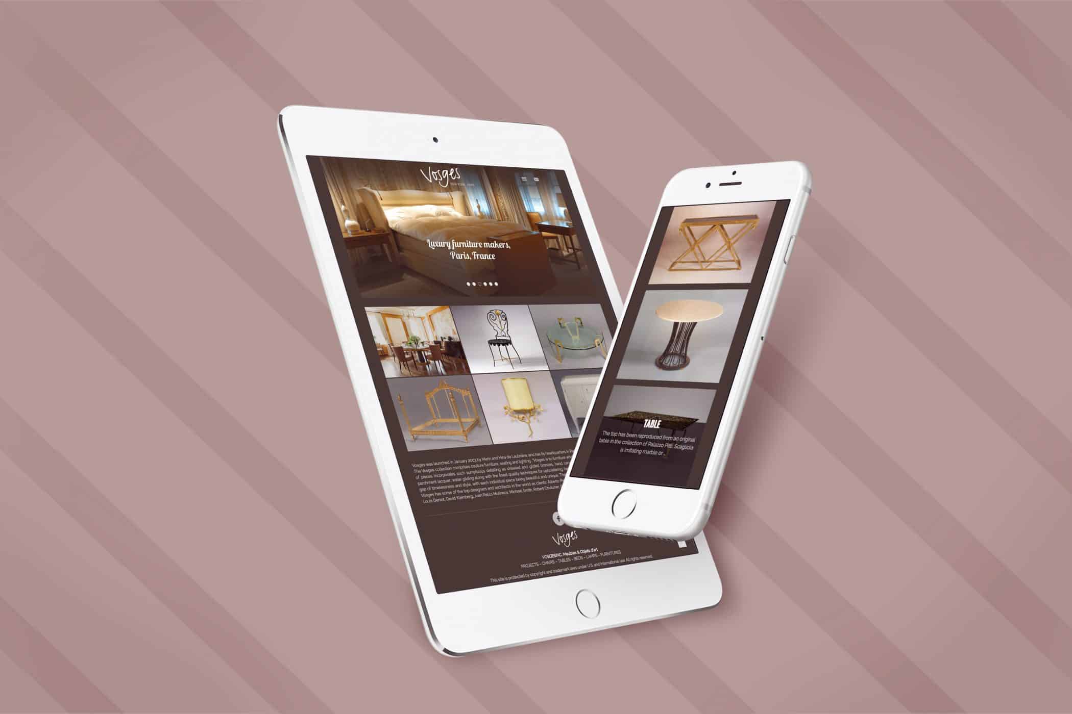 Refonte de site univers Luxe