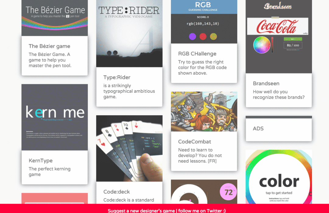Games for designers