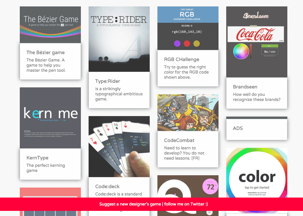 Games for designers