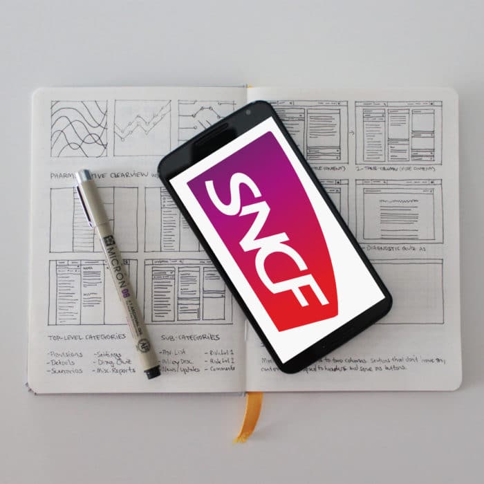 Application métier SNCF